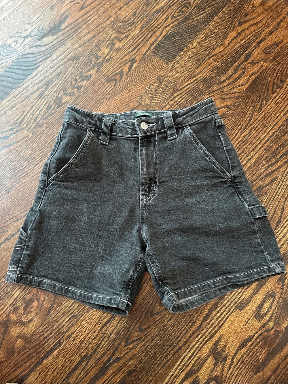 wild fable Black Washed Denim Jean Shorts 00